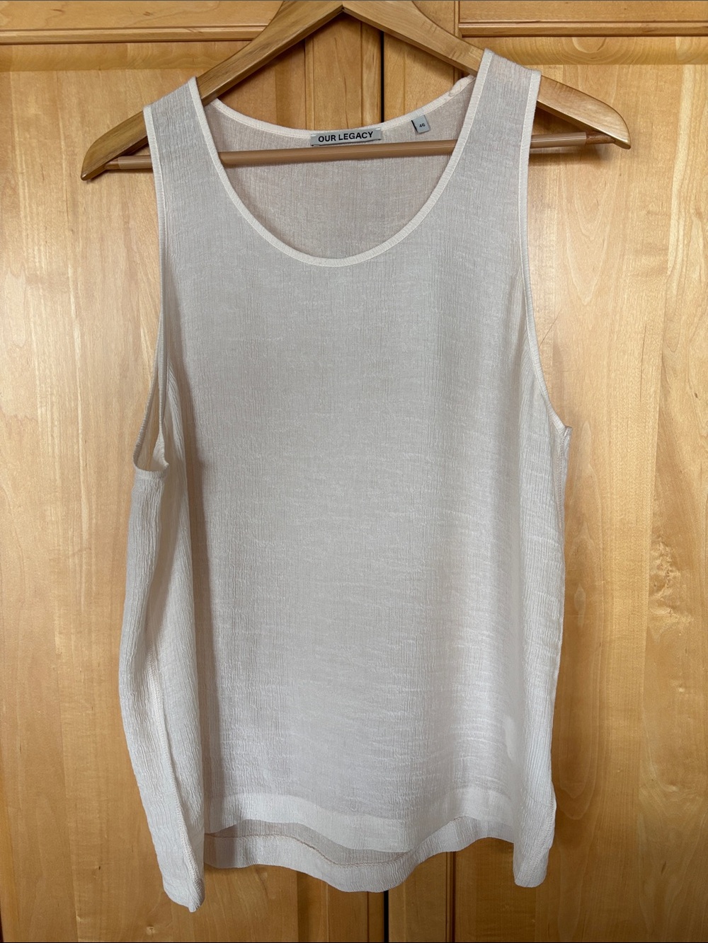 Crepe Fabric Singlet/Tank